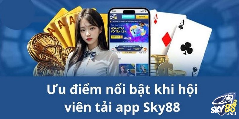 Tiện lợi khi chơi cá cược trực tuyến trên Sky88